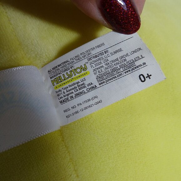 Squishmallows Kellytoy Aimee Yellow Chick Plush 12 x 10 Inch Soft Cuddly Toy Kid - Picture 6 of 9